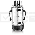 Шашлычница электрическая BBK BBQ601T нержавеющая сталь/черный, фото4