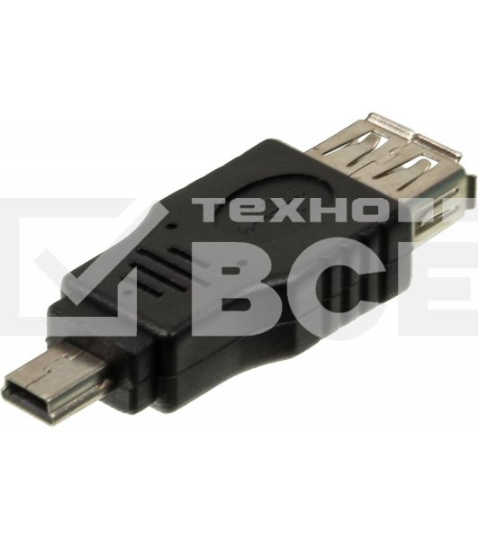 Переходник USB2.0 Ningbo mini USB (m)/USB A (f)