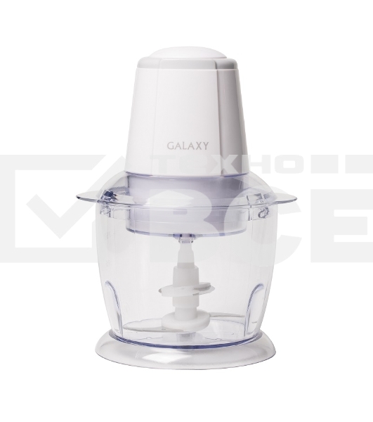 Измельчитель электрический Galaxy Line GL 2358, белый, пластиковая чаша 0,75 л, 400 Вт, импульсный режим