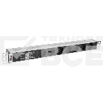 Блок розеток Rem-10 без шнура с фил. и инд., 7 Schuko, вход IEC 60320 C14, 10A, алюм., 19
