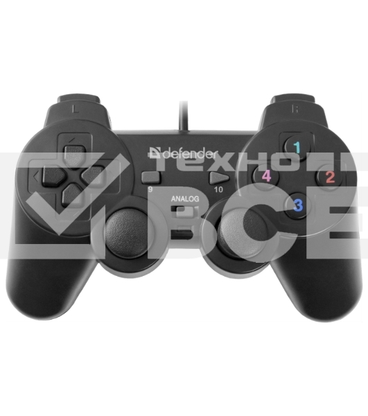 Геймпад Defender Omega USB, Проводной геймпад, 12 кнопок, 2 стика