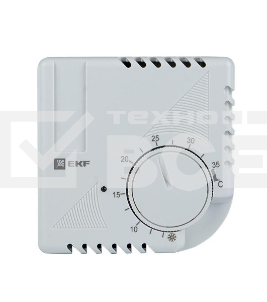 Термостат NO/NC (охлаждение/обогрев) накладной 16А 230В IP20 PROxima EKF thermo-no-nc-wall