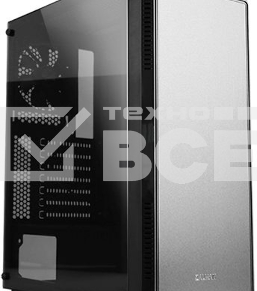 Компьютерный корпус ZALMAN S4, ATX, BLACK, WINDOW, 1x5.25