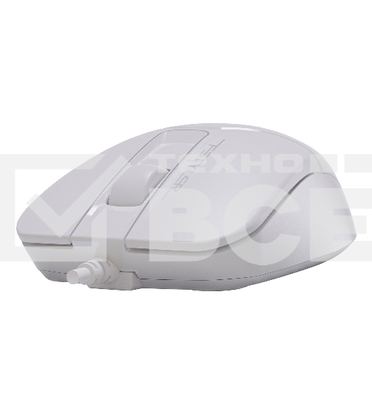 Мышь проводная A4Tech Fstyler FM12S белый, 1200 dpi, USB, кнопки - 3