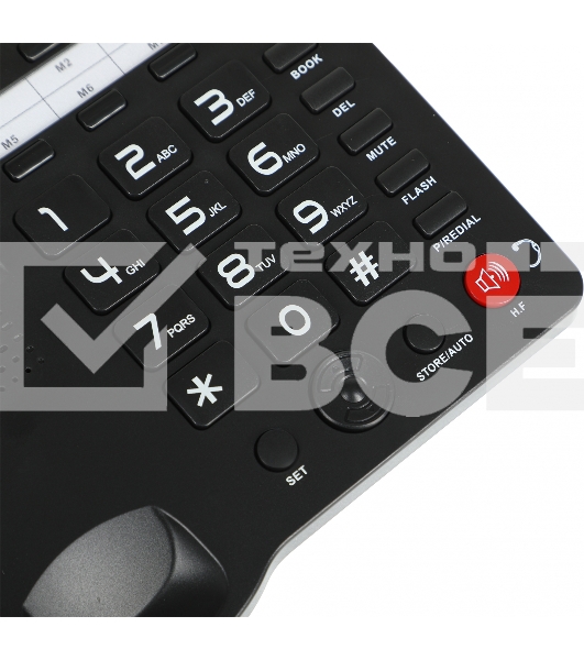 Телефон проводной Ritmix RT-550 черный