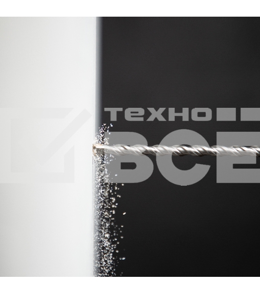 Бур по бетону, двойная спираль, Cobalt W-tip, 8x210 мм, SDS PLUS  Denzel