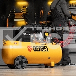 Компрессор Denzel воздушный DKV2200/100,Х-PRO 2.2 кВт, 400 л/мин, 100л 58079, фото 1