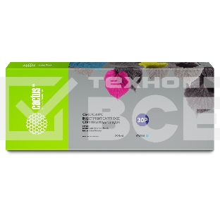 Картридж струйный Cactus CS-SJIC30PC голубой (295мл) для Epson ColorWorks TM-C7500G