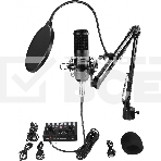 Микрофон проводной Оклик SM-600G 2.5м черный, фото6