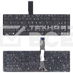 Клавиатура для ноутбука Asus K56 черная без рамки, плоский Enter, фото2