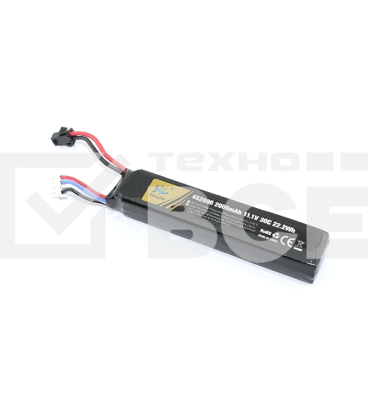 Аккумулятор Li-Pol 11.1v 452096 2000mah разъем SM