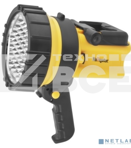 Фонарь NAVIGATOR 94 966 NPT-SP10-ACCU Прожект. 37LED, аккум.4В, 4Ач.