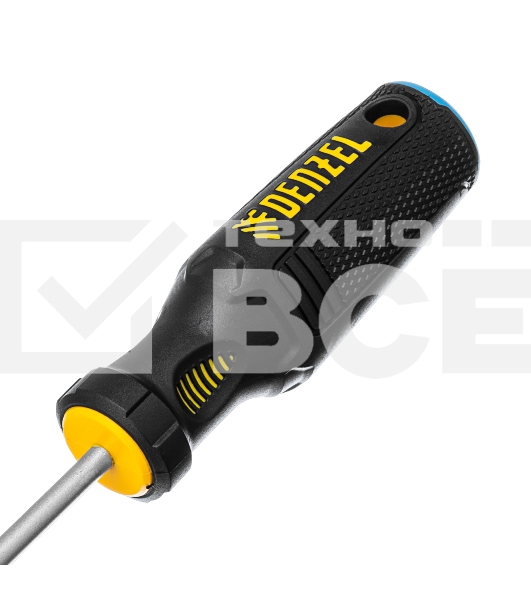 Отвертка, SL5x150 мм, S2, 3к рукоятка Denzel