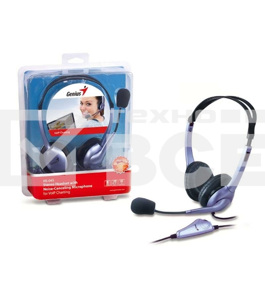 Наушники Genius Гарнитура HS-04S SINGLE,NC MIC