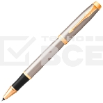 Ручка роллер Parker IM Core T321 (CW1931663) Brushed Metal GT F черн. черн. подар.кор., фото 1