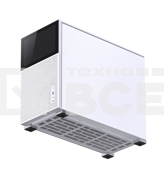 Корпус без блока питания Case JONSBO D31 MESH SCREEN, Mini-Tower, TG, no fans, 1xUSB-A 3.0 + 1xUSB-C 3.2, mATX, mDTX, mITX White