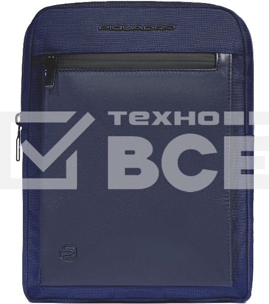 Сумка мужская Piquadro Orion CA1816S136/BLU синий ткань/натур.кожа