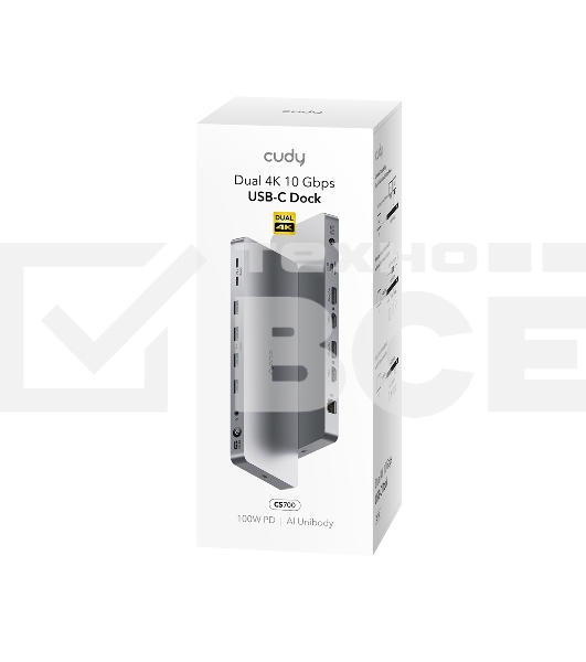 Станция докирования 13-IN-1 10Gbps USB-C Dual 4K Docking Station 150W PSU