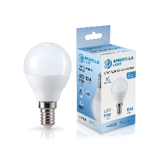 Лампа светодиодная	451116 LED P45 11W IC E14 6400K 175-265V
