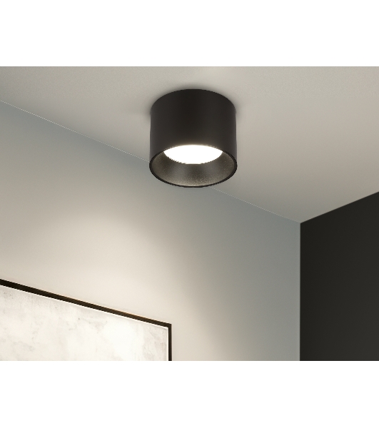 Светильник Ambrella light TN52885 SBK черный песок GX53 max 12W D97*70