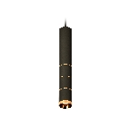 Светильник Ambrella Light XP6302050 SBK/PYG черный песок/золото желтое полированное MR16 GU5.3, фото4