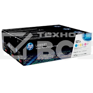 Картридж лазерный комплект HP CF373AM голубой/пурпурный/желтый для CLJ CP1215/1515 3 х 1400стр.