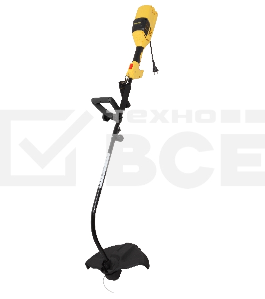 Триммер электрический CHAMPION ET1003A 1000Вт 35см верхний двиг., изогнутая разъемная штанга 3.9кг