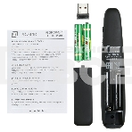 Презентер Oklick 695P черный, радиоканал, USB, кнопки - 6, фото 1