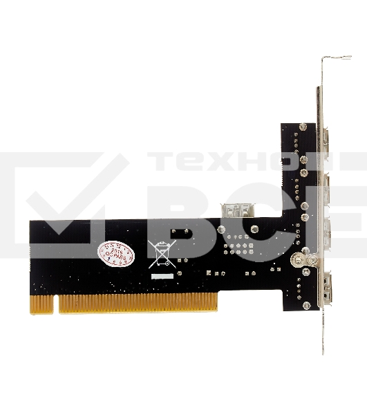 Контроллер Exegate EXE-352 PCI, 4*USB2.0 ext + 1*USB2.0 int (OEM) EX281227RUS