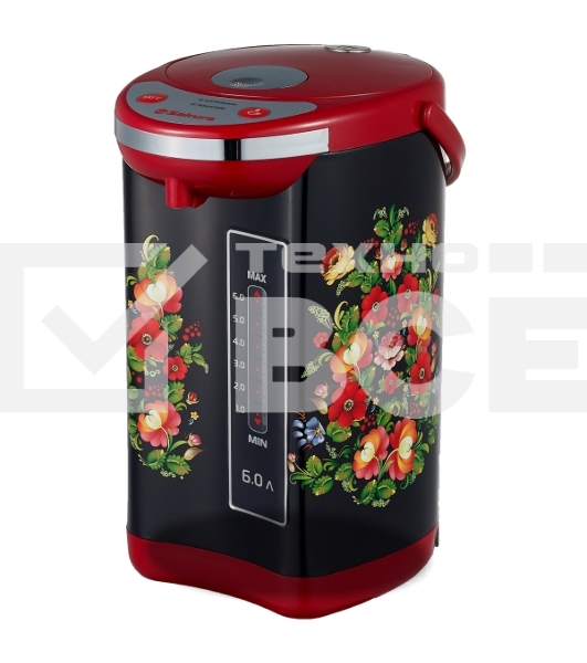 термопот SA-316BRF 6,0л метал/черн