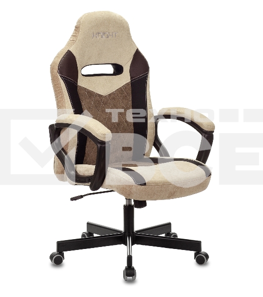 Кресло игровое Бюрократ VIKING 6 KNIGHT BR FABRIC коричневый, крестовина металл/пластик