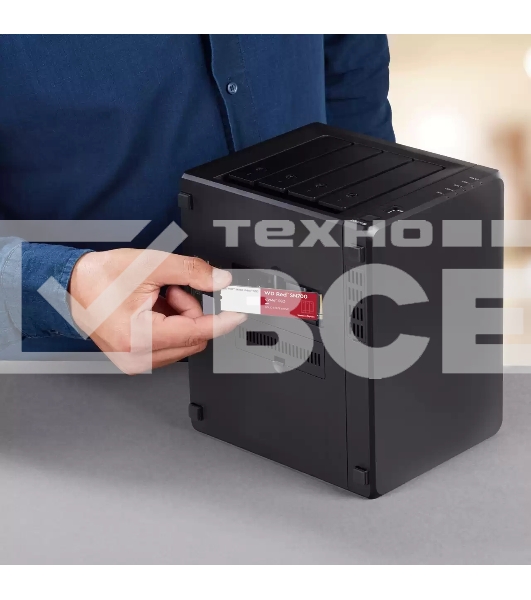 Накопитель SSD WD Red SN700, 1TB, PCIe 3.0 x4, M.2 2280, NVMe, R/W 3430/3000