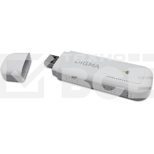 Модем 3G/4G Digma Dongle WiFi DW1960 USB Wi-Fi Firewall +Router внешний белый