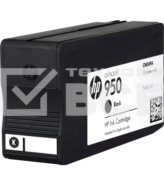 Картридж струйный HP 950 CN049AE черный для HP OJ Pro 8100/8600 (1000стр.)