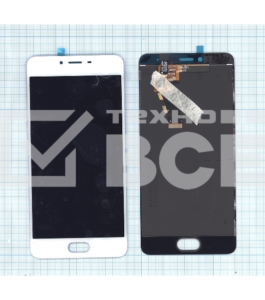 Дисплей для Meizu M3S / M3S mini белый
