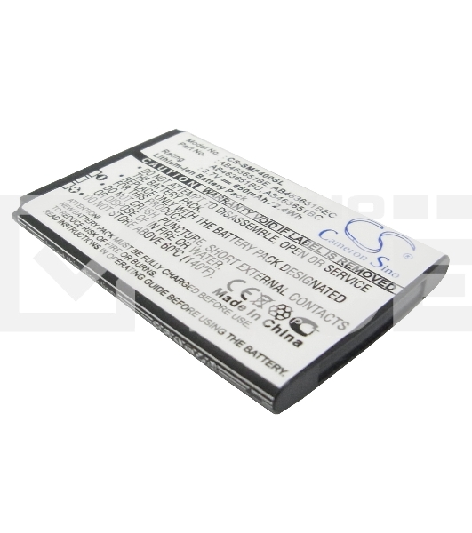 Аккумулятор CameronSinoCS-SMF400SL AB463651BU/AB463651BE для Samsung SGH-F400/SGH-F408/GT-M75003.7V / 650mAh