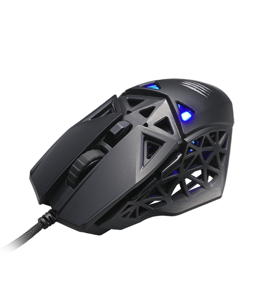 Мышь проводная Mad Catz M.O.J.O. M1 черный, 12000 dpi, USB, кнопки - 8