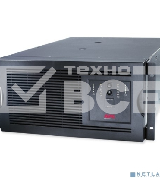 Источник бесперебойного питания APC Smart-UPS SUA5000RMI5U 4000Вт 5000ВА черный