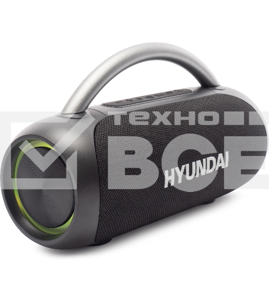 Колонка портативная Hyundai H-PS1026 черный 40W 2.0 BT 10м 1800mAh