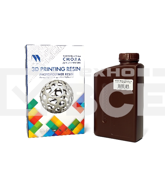 Фотополимерная смола NVPRINT высокой детализации 14K Red Wax Resine  для 3D печати 1 кг (бут)