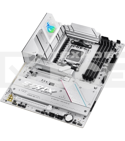 Материнская плата ASUS ROG STRIX B850-A GAMING WIFI, AM5, AMD B850, 4xDDR5, 2xSATA, 4xM.2, 1xPCIe 5.0 x16, 1xPCIe 4.0 x16, 1xPCIe x4, 1xDP, 1xHDMI, 1x2.5Gb LAN, 1xUSB-C 20Gbps, 1xUSB-C 10Gbps, 2xUSB-A 10Gbps, 4xUSB 5Gbps, 2xUSB-A 2.0, 3x3.5 мм, 7.1, ATX