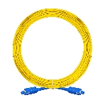 Патч-корд волоконно-оптический ExeGate FC-S-9-SC-SC-10M-LSZH (Шнур ВО SM 9/125 (OS2/G.652.D), SC/UPC-SC/UPC, Simplex, LSZH, 10 м), фото 1