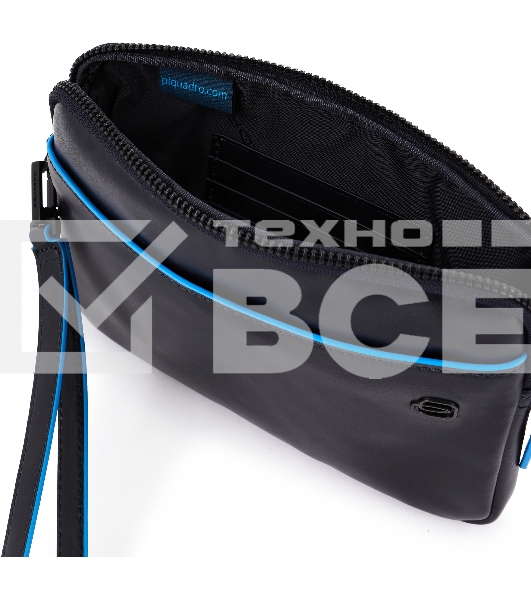 Клатч мужской Piquadro Blue Square Revamp AC5946B2VR/BLU, синий, натур.кожа