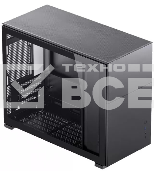 Корпус компьютерный JONSBO D31 STD, Mini-Tower, TG, no fan, 1xUSB-A 3.2 + 1xUSB-C 3.2, mATX, mDTX, mITX Black