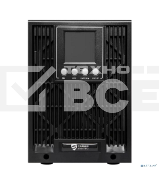 Источник бесперебойного питания Сайбер Электро ЭКСПЕРТ-II-3000 Онлайн, напольный, 3000ВА/2700Вт USB/RS-232/SNMPslot (4 EURO + 2 IEC C13+Terminal) (12В/9А·ч. х 6)