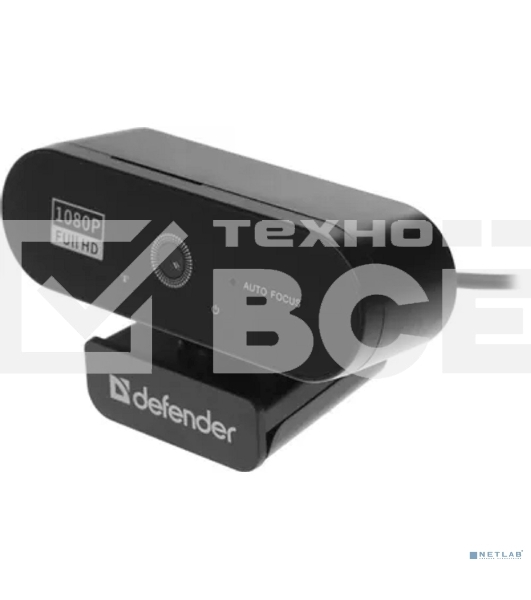 Веб-камера Defender G-lens 2580 черный (2МП, FullHD 1080p, MIC, 86,1°)