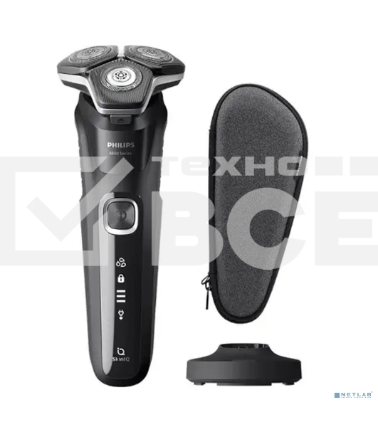 Электробритва Philips Тип роторная/Электропитание от аккумулятора/Время автономной работы 60 мин. коричневый S5898/35