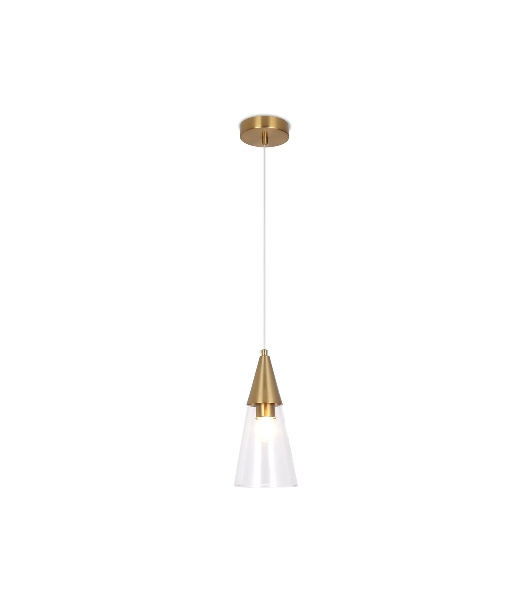 Светильник Ambrella light TR3666 BS/CL латунь/прозрачный E14 max 40W D120*1000