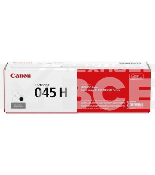 Картридж лазерный Canon 045BK H черный, 2800 стр., для i-SENSYS MF631/633/635, LBP611