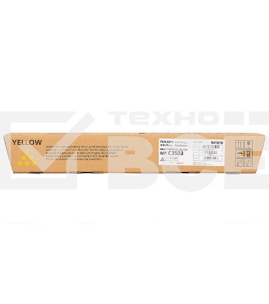 Картридж лазерный тип MP C3503 желтый для Ricoh Aficio MPC3003/3503 (18000стр)